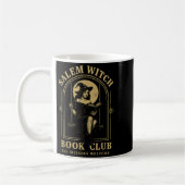 Salem Witch Book Club Bookish Halloween Full Moon コーヒーマグカップ (左)