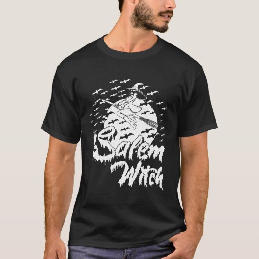 Salem Witch Halloween Witches Costume for Mom Tシャツ (正面)