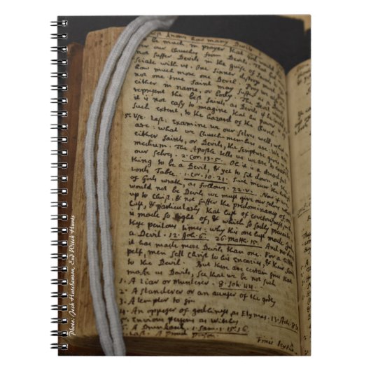 Salem Witch Journal Notebook、Rev. Parris Sermon ノートブック (正面)