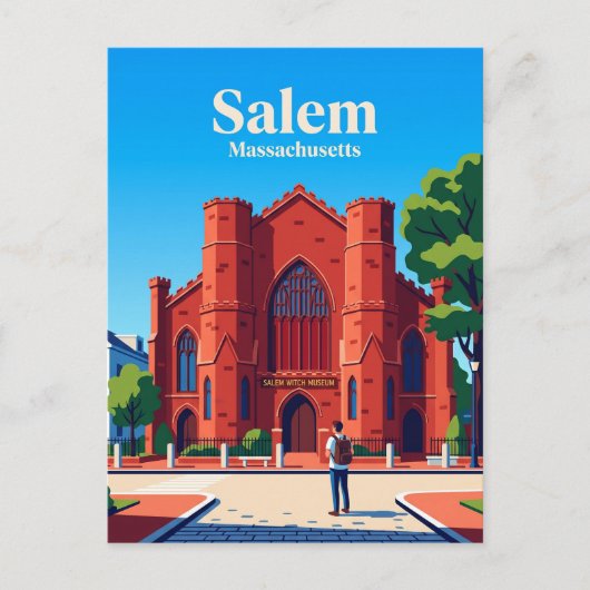 Salem Witch Museum USA ポストカード (正面)