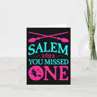 Salem Witch Trials 1692 You Missed One Witch Hallo カード