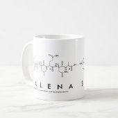 Salenaペプチド名mug コーヒーマグカップ (正面左)
