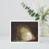 Salernoの日没、c.1780-1の湾の小洞窟 ポストカード (スタンド正面)