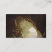 Salernoの日没、c.1780-1の湾の小洞窟 名刺 (裏面)