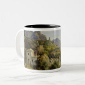 Salernoの湾、1826年 ツートーンマグカップ (正面左)