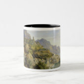 Salernoの湾、1826年 ツートーンマグカップ (中央)