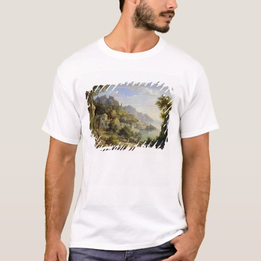 Salernoの湾、1826年 Tシャツ (正面)
