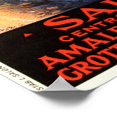 SALERNOシーサイドポートシティヴィンテージイタリア旅行 ポスター (角)