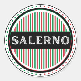 Salerno City Pride Emblem – Italian Identity ラウンドシール