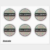 Salerno City Pride Emblem – Italian Identity ラウンドシール (シート)