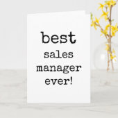 Sales 最高の Manager Ever、Annovation Card カード (黄色い花)