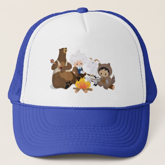 Salesforce Campfire Trucker Hat キャップ (正面)