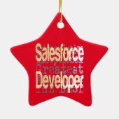 Salesforce Developer Extraordinaire セラミックオーナメント (裏面)