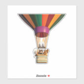 Salesforce Hot Air Balloon - 3D – シール (シート)