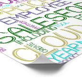 Salesforce Wordクラウドポスター ポスター (角)