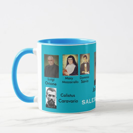 Salesianの聖者のマグのSantiのsalesianiのtazza マグカップ (左)
