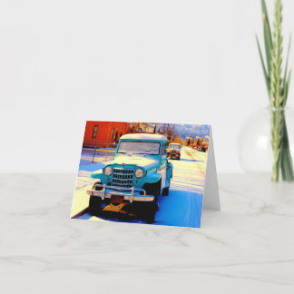 「Salida, CO Morning」ノートカード カード