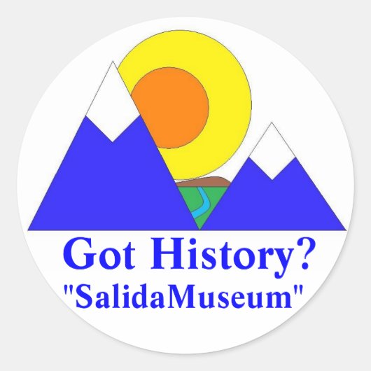 「SalidaMuseum」 ラウンドシール (正面)