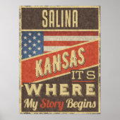 Salina Kansas ポスター (正面)
