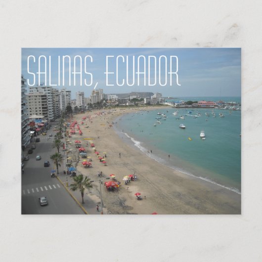 Salinas Ecuador  Postcard ポストカード (正面)