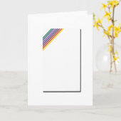 Salingerのストライプ カード (黄色い花)