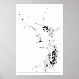 Salishの海の人口調査Dotmap ポスター