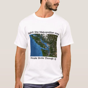 Salishの海の地下鉄区域のTシャツ Tシャツ