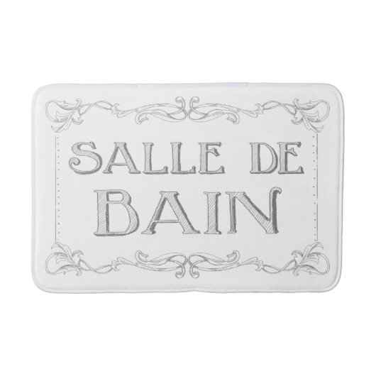 Salle de Bain バスマット (正面)