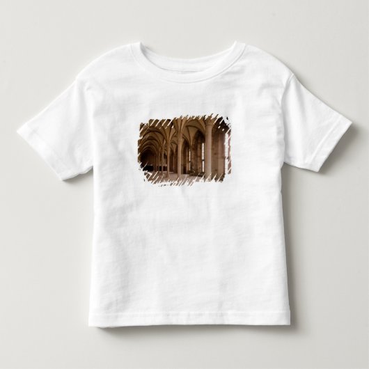 Salle des Hotes、大修道院の内部の眺め トドラーTシャツ (正面)