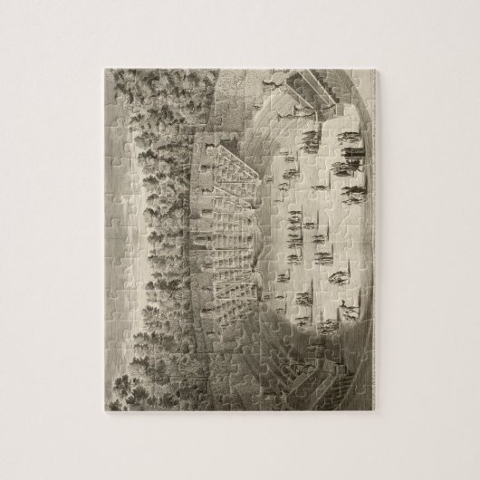 Salle du Bal、「Les Pからのバーセイルズの果樹園、 ジグソーパズル (縦)