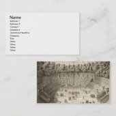 Salle du Bal、「Les Pからのバーセイルズの果樹園、 名刺 (正面/裏面)