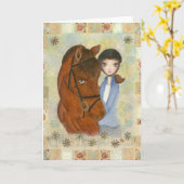 SallieとEscoグリーティングカード カード (黄色い花)