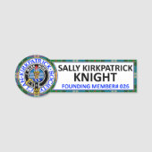 Sally Kirkpatrick Knight CKS 名札 (正面)