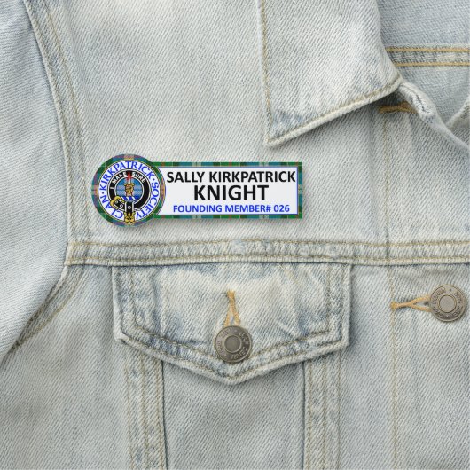 Sally Kirkpatrick Knight CKS 名札 (インサイチュ)