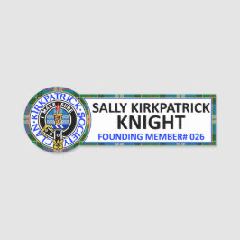 Sally Kirkpatrick Knight CKS Name Badge 名札