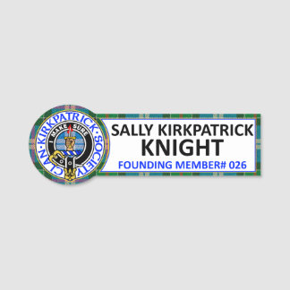 Sally Kirkpatrick Knight CKS Name Badge 名札