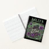 Sally's Deadly Nightshade Journal – ゴシックフローラ ノートブック (内部)