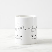 Salmaのペプチッド名前のマグ コーヒーマグカップ (中央)