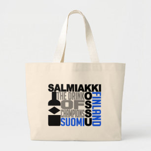 Salmiakki Kossuのバッグ-スタイルを選んで下さい ラージトートバッグ