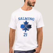 Salming-Family is 誇りを持った Beorje Salming T-shirt Tシャツ (正面)