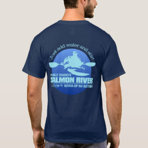 Salmon川(青い) Tシャツ