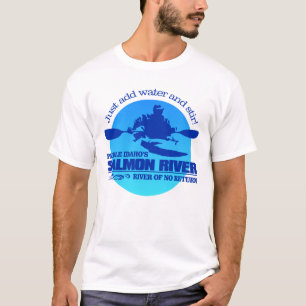 Salmon川(青い) Tシャツ