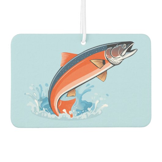 Salmon fish カーエアーフレッシュナー (正面)