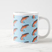 Salmon fish ジャンボコーヒーマグカップ (右)