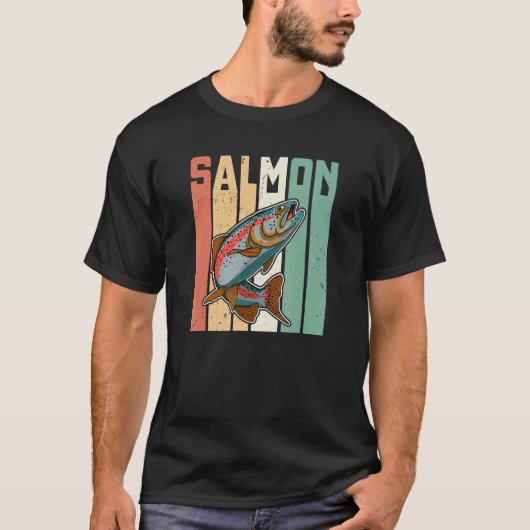 Salmon Fish Fishing Holidays Scandinavia Norway Tシャツ (正面)