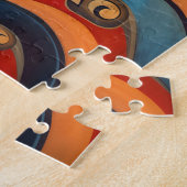 Salmon Totem – Journey in Deco Style ジグソーパズル (側面)