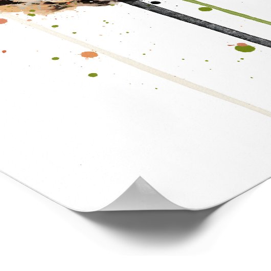 Salmon Uramaki Sushi ポスター (角)