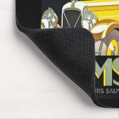 Salmson Autombiles - Moteur Dの航空 マウスパッド (コーナー)