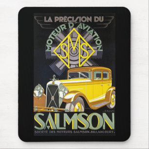 Salmson Autombiles - Moteur Dの航空 マウスパッド
