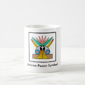 Salomeのピースマーク コーヒーマグカップ (中央)